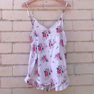 Wildfox Intimate Wear Red Rose Romper XS